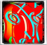 A photo of a pack of goats.