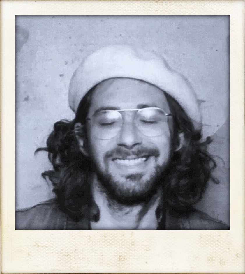 black and white photo of Jesse Carsten