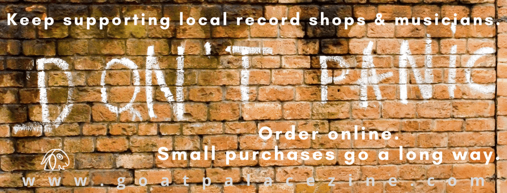 Don't panic graffiti written on a brick wall.