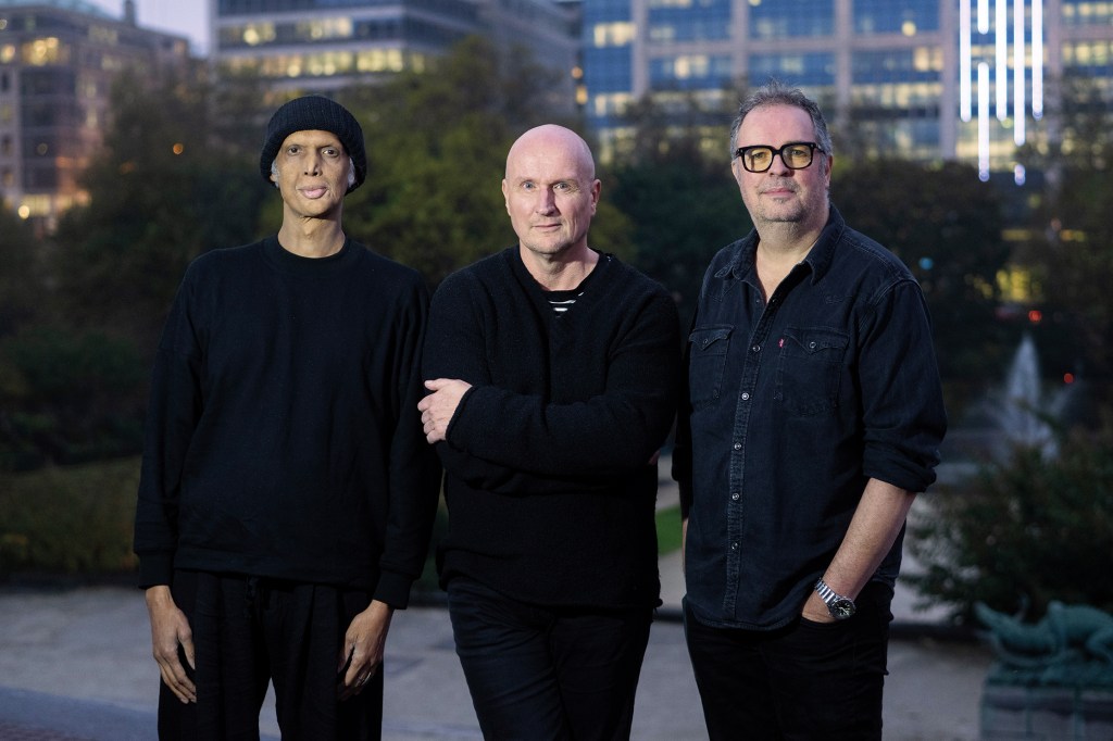 Photo by Alex Vanhee of Shahzad Ismaily, Ruud Houweling, and Rob Wijtman.